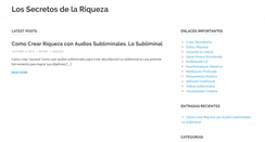 Desktop Screenshot of lossecretosdelariqueza.com